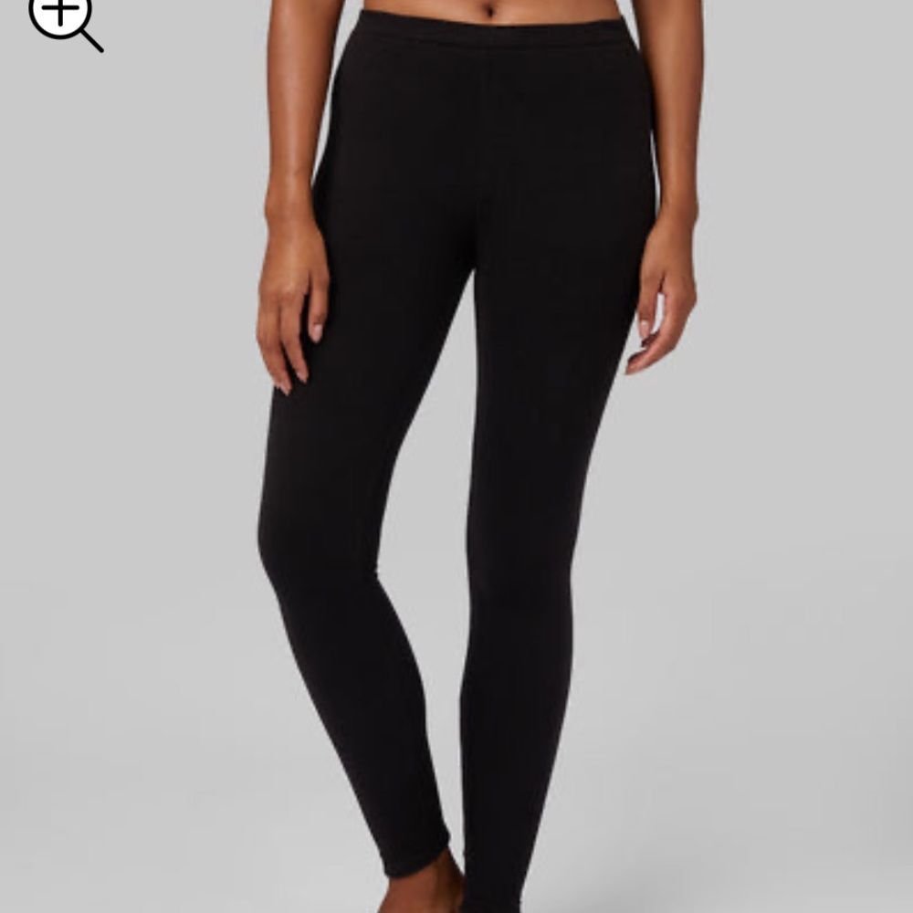 NWT 32 Degrees Winter Base-layer Fleece Leggings in Black Women's Small - Picture 15 of 15